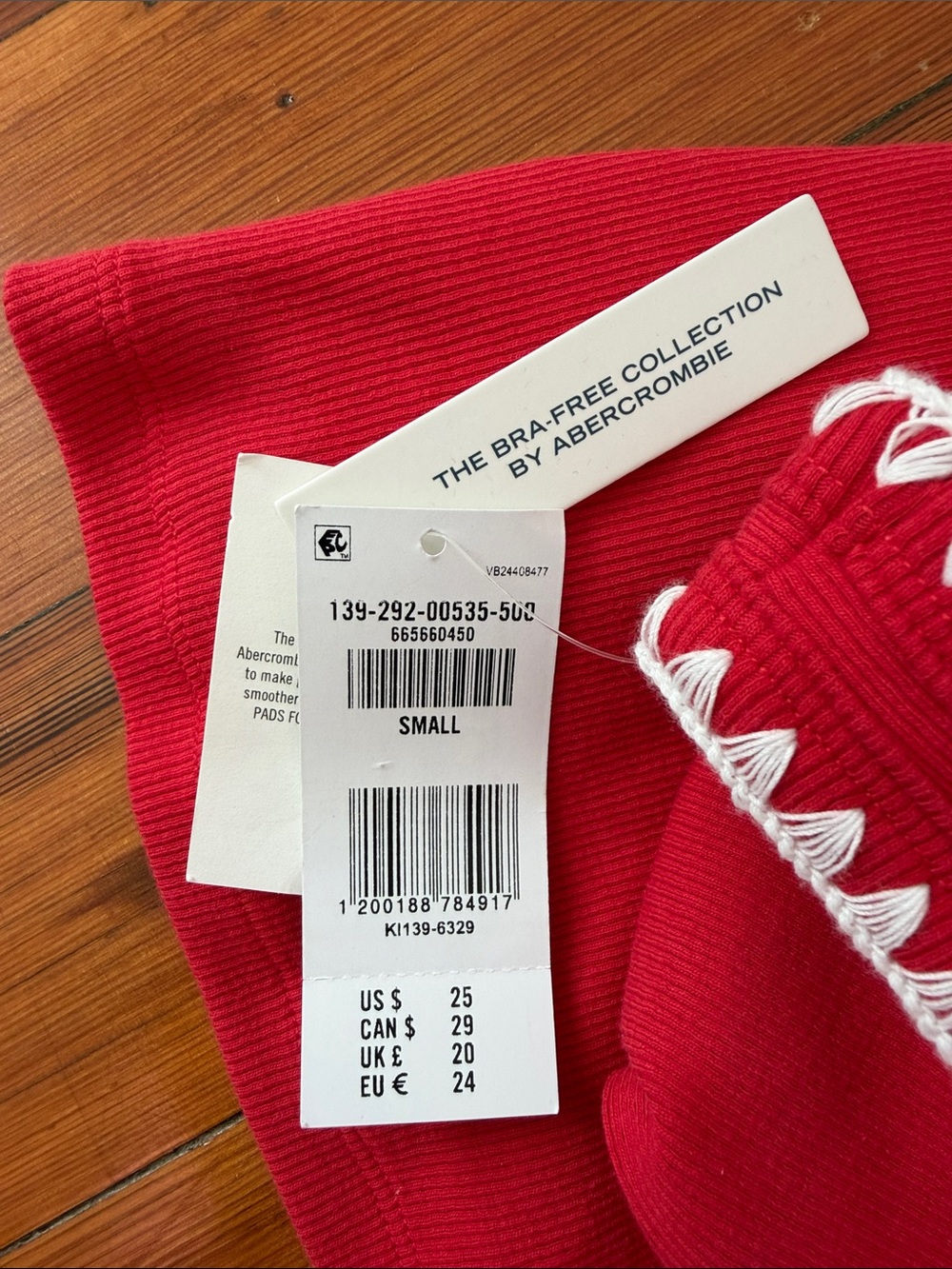 Abercrombie & Fitch Red Tank Top - Picture 3 of 3